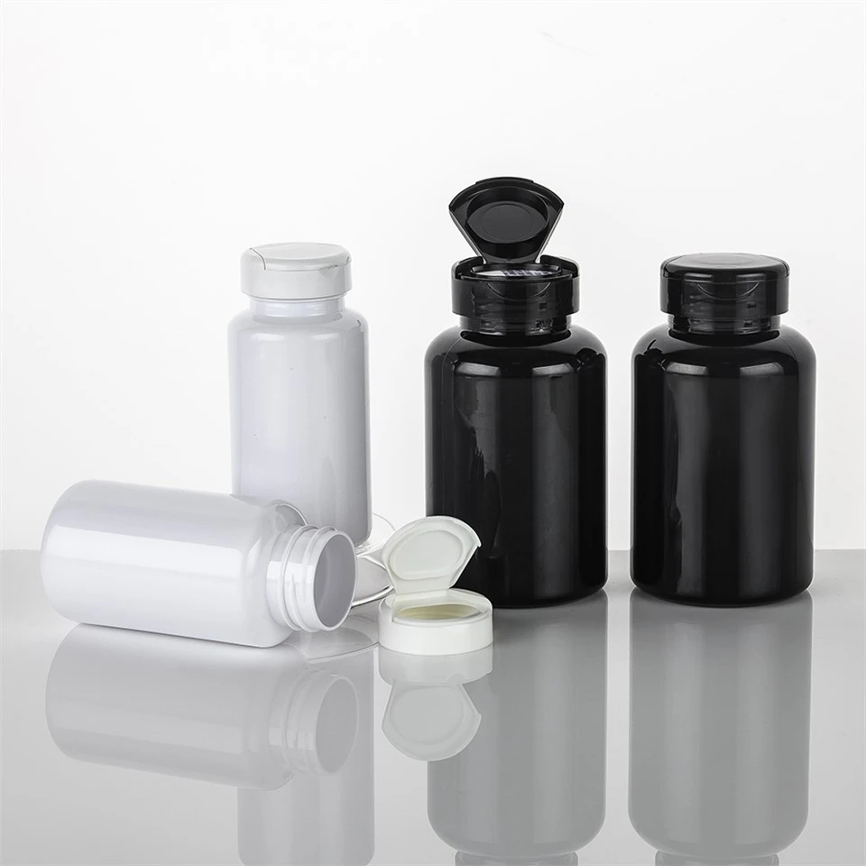 Easy Open End Tablet Capsule Plastic Bottle
